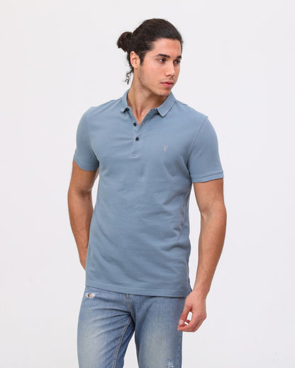 Mens Pique Polo Shirt Designer Short Sleeve Polo