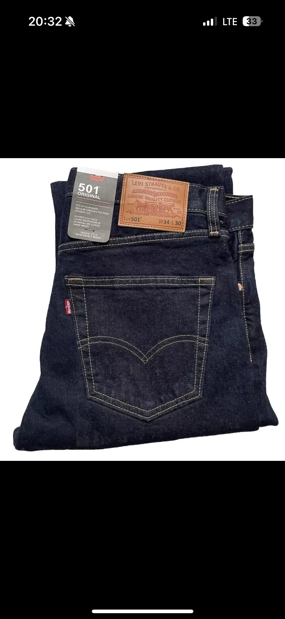 levis® jeans men straight leg original fit dark wash navy blue style.