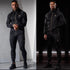 mens polyester zipgym king mens full tracksuit set zip top hood & joggers elevate