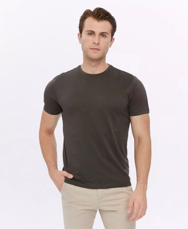 "XXL Plain Casual Short Sleeve Crewneck T-Shirt for Men’s Everyday Wear"